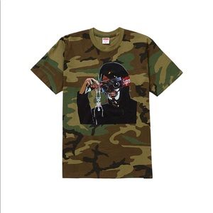 Supreme Creeper Tee in Woodland Camo
